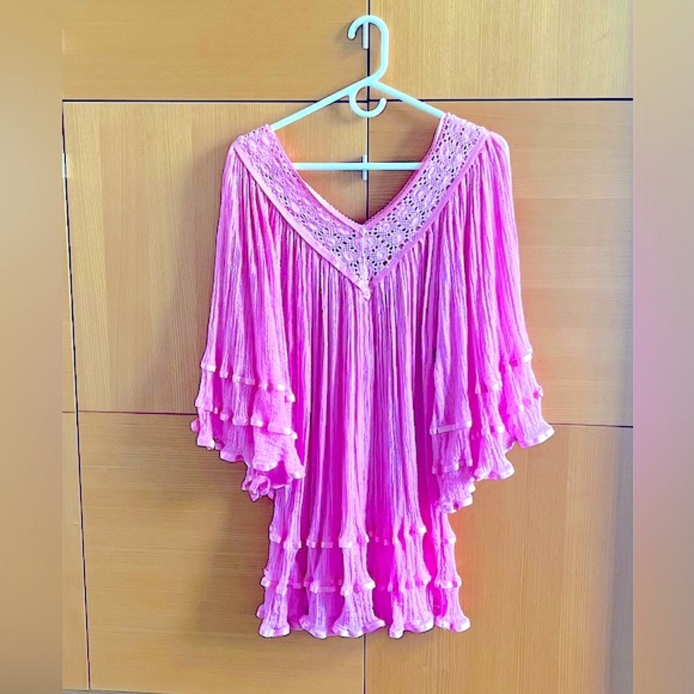 JEN’S PIRATES BOOTY. 💕 Women’s Bohemian  Luxe Pink Dress, GORGEOUS! 💖